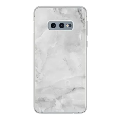 Produktbild von MuchoWow® Handyhülle Schutzhülle Hülle für Samsung Galaxy S10e Marmor - Stein - Weiß - Grau - Marmoroptik Silikon Softcase Handy Hülle - Handy