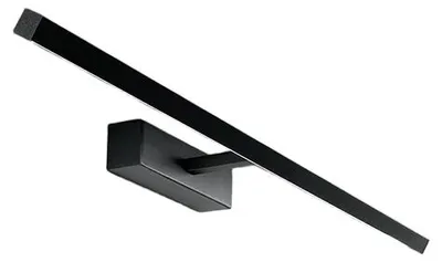 Immagine prodotto di Applique a LED serie 8040 in metallo colore nero, 12W, luce CCT regolabile 3000K/4000K/6000K, diffusore orientabile a 300 gradi - Perenz