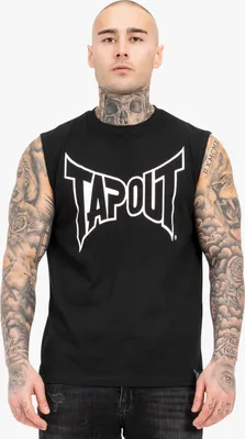 Produktbild von Herren ärmelloses T-Shirt normale Passform ALEMADA Black/White 3XL Tapout