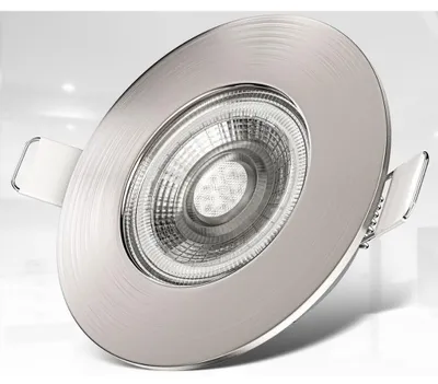 Obrázok produktu pre 6x LED zapustené spoty stmievateľné kúpeľňové svietidlo IP44 zapustené svietidlo 5W bodové svetlo ploché