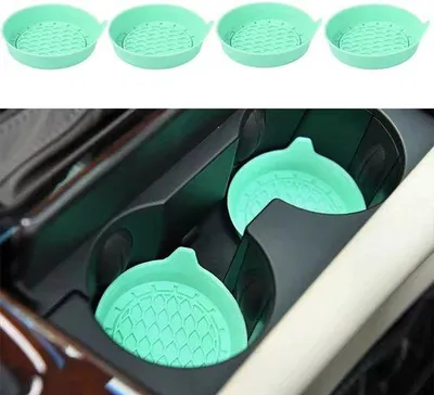 Produktbild von Grüne Antirutsch-Auto-Unterlegscheine 8x8x3cm