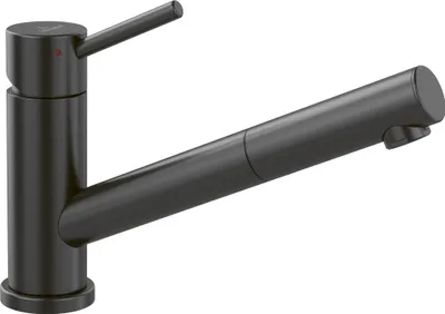 Produktbild von V&B Spültisch-Einhebelmischer Como Shower ND, 8 l/m., ausziehb, ES anthracite