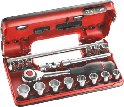 Produktbild von Facom Steckschluessel-Set 3/8" 6-Kant D-Box