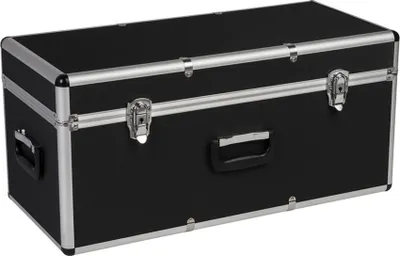 Produktbild von Transportkoffer mit Aluminiumrahmen und stoßfestem ABS in Schwarz, Volumen: 65 L