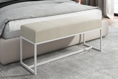 Produktbild von AX LIVING Sitzbank gepolstert Acciarolli 1 80 cm – Beige