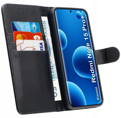 Zdjęcie produktu dla Etui Z Klapką Do Xiaomi Redmi Note 15 Pro+ Plus 5G Zamykane Magnetyczne