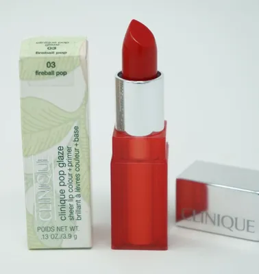 Produktbild von Clinique Pop Glaze Sheer Lip Colour + Primer 03 Fireball Pop (3,9 g)