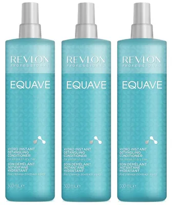 Produktbild von Revlon Equave Hydro Instant Detangling Conditioner 3x 500 ml