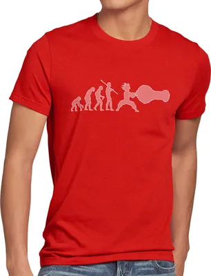 Produktbild von style3 Sayalution Herren T-Shirt Evolution Goku Dragon