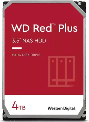 Zdjęcie produktu dla Western Digital 4TB RED PLUS 256MB CMR 3.5IN