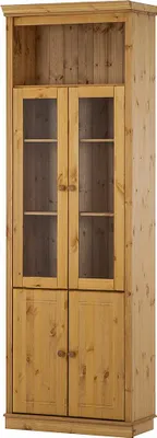 Produktbild von home24 Standvitrine - Kiefer Massiv