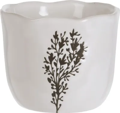 Obrázek produktu pro Keramický obal na květináč, Ø 12,5 cm, květinový vzor