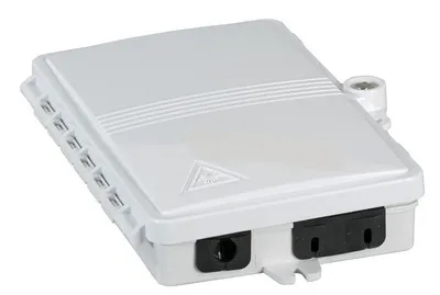 Produktbild von FTTH IP65 Anschlussbox für 4 Fasern, 2 Kupplungen und Faserüberlängenaufnahme Hersteller: EFB-Elektronik (FTTH-BOX-OUT-4)