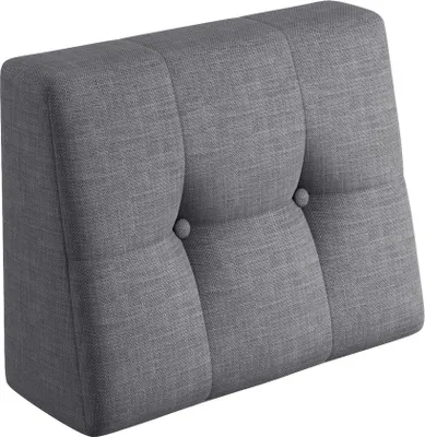 Produktbild von sunnypillow Palettenkissen Verona Seitenkissen 60x40x20/10cm Silver