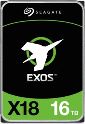 Produktbild von Seagate Exos X18 Enterprise 16TB 3.5 Zoll HDD CMR SATA III 7200 RPM 512e ST16000NM000J