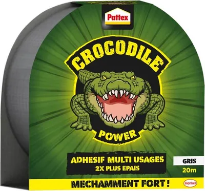 Image de Pattex Crocodile Power 20m Adhésif Puissant Polyvalent - Pattex