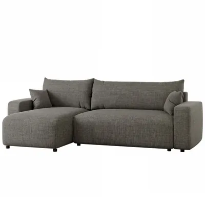 Produktbild von Idohome - PIANO L Ecksofa mit Schlaffunktion und Bettkasten 248x145 cm, Universal, L-Form - Farbe Baltimore Mouse