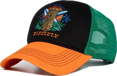 Produktbild von King Kerosin Trucker Cap - Honolulu Schwarz/Orange