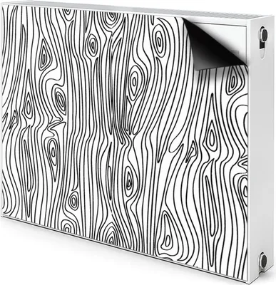 Produktbild von Magnet Heizkörper Heizkörper-Abdeckung Heizkörperabdeckung 90x60 cm  - Nachahmung, Holz