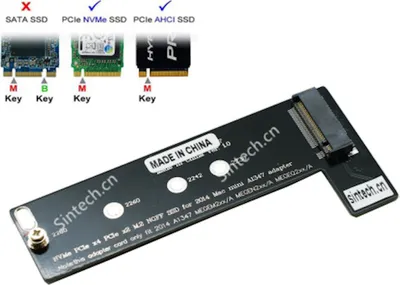 Produktbild von M.2 NGFF NVMe SSD-Karte für Upgrade Mac Mini Ende 2014, Jahr A1347 MEG-Serie