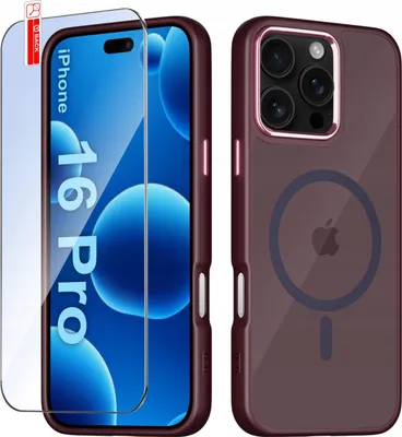 Obrázok produktu pre Puzdro iPhone 16 Pro pre MagSafe MATT Magnetic PREMIUM + sklo 9H