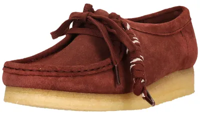Produktbild von Clarks Originals Schnürschuhe Wallabee. Deep Red Sde mit ikonischer Sohle 5294 Deep Red Sde 37