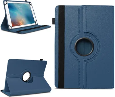 Produktbild von Tablet Hülle für Apple iPad 2017 2018 2019 2020 Tasche Schutzhülle Case DrehbarFarben:Blau