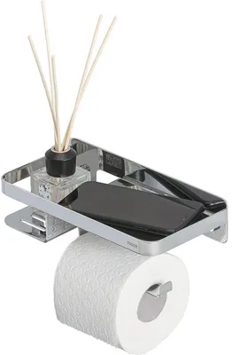 Produktbild von Tiger Caddy Toilettenpapierhalter mit praktischer Ablage, Toilettenrollenhalter