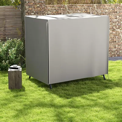 Produktbild von SUGIFT Hollywoodschaukel Abdeckung 2-Sitzer wasserdicht, Schutzhülle Oxford-Polyester atmungsaktiv, Grau | 177x114x152 cm | UV-Schutz | Bodenverankerung