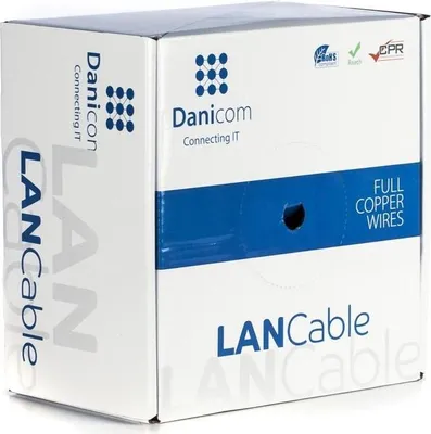 Produktbild von DANICOM CAT6A U/UTP 100m Starrleiter - LSZH (Dca)