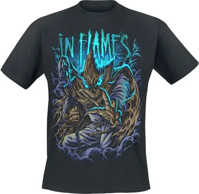 Produktbild von In Flames T-Shirt Herren Out Of Hell schwarz Band-Merch, Bands 100% Baumwolle S