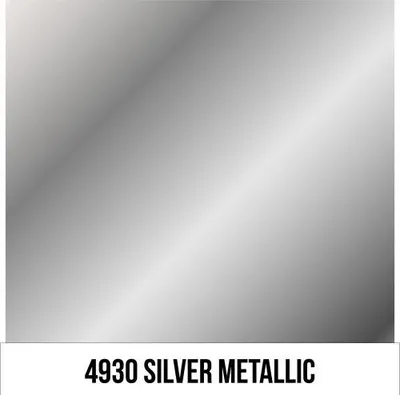 Produktbild von POLI-TAPE POLI-FLEX TURBO Flexfolie METALLIC, A4 - Farbe: 4930 silber