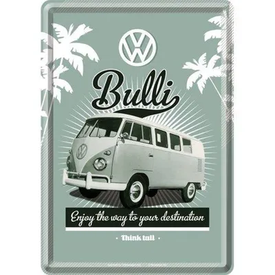 Produktbild von Nostalgic-Art - Blechpostkarte - Volkswagen - VW Retro Bulli