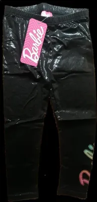 Produktbild von schwarze Leggings Motiv "Barbie" 116