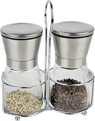Produktbild von 2-teiliges Gewürzständer Set mit praktischer Aufbewahrung - 170ml