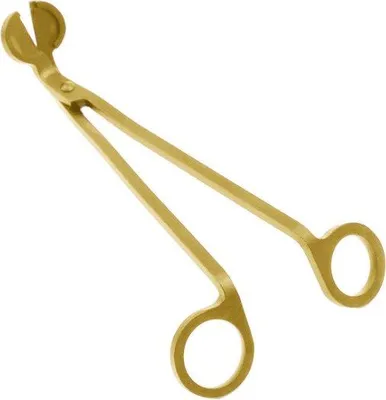 Produktbild von Dochtschere Gold Goldknoten zum präzisen Kürzen von Kerzendochten auf 3 mm
