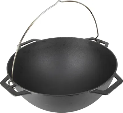 Produktbild von Kasan aus Gusseisen 12L mit Henkel Camping Kazan Ø41 cm