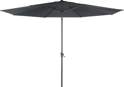 Produktbild von ROJAPLAST Garten-Sonnenschirm STANDARD, 400 cm, grau