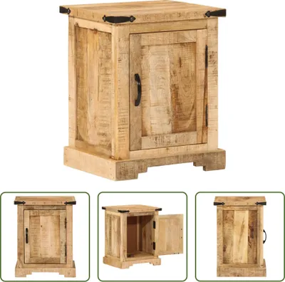 Produktbild von The Living Store Nachttisch 40x35x50 cm Massivholz Mango