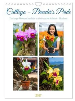 Zdjęcie produktu dla Cattleya – Breeder’s Pride (kalendarz ścienny na rok 2027, format A4, orientacja pionowa), 12-miesięczny kalendarz ścienny CALVENDO