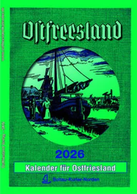 Obrázek produktu pro Ostfreesland Kalender 2026 mit plattdeutschen Beiträgen und Freizeittipps für die Familie