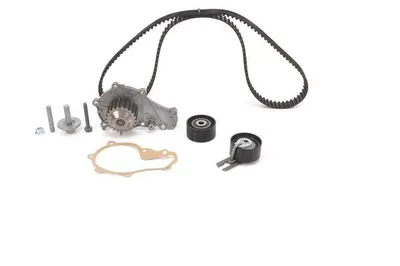 Produktbild von BOSCH 1 987 946 929 Zahnriemensatz + Wasserpumpe für FORD Fiesta Mk6 Schrägheck (JA8, JR8) Fiesta Mk5 Schrägheck (JH1, JD1, JH3, JD3) für TOYOTA AYGO