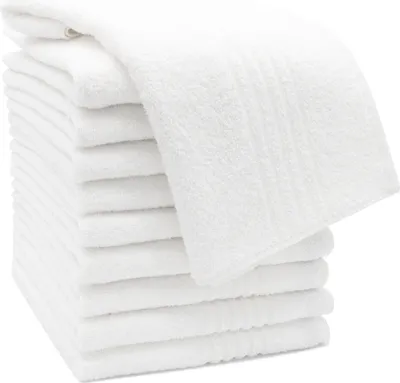 Produktbild von Handtuch 10er Set, Baumwolle, 50x100 cm, weiß