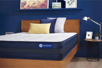 Image de Actiflex tech matelas 100x200cm, ressorts ensachés et mousse à mémoire de forme, degré de fermeté 5, hauteur :24 cm, 5 zones de confort