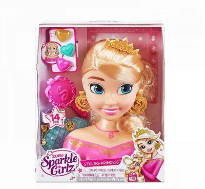 Image de ZURU Tete à coiffer princess Sparkle