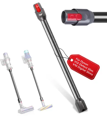 Produktbild von Verlängerungsrohr für Dyson V12 Detect Slim / V10 Digital Slim Stabstaubsauger, Ersatz Saugrohr Zubehör