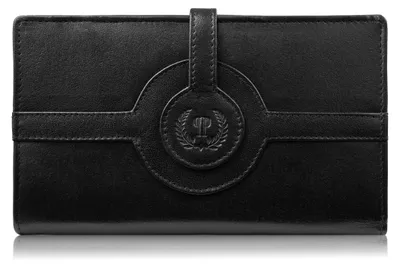 Produktbild von Portemonnaie aus Leder, schwarz, groß, horizontal, mit RFID Paolo Peruzzi T-134-BL