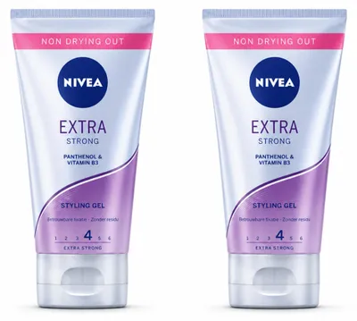 Imagen del producto de 2 unidades de gel moldeador extra fuerte NIVEA - 150 ml - Paquete económico
