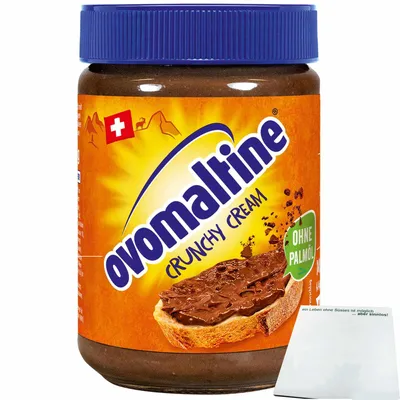 Produktbild von Ovomaltine Crunchy Cream (380g Glas) + usy Block