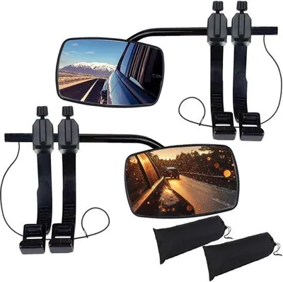 Immagine prodotto di Specchio retrovisore per roulotte - universale - esterno - Specchi - Accessori per roulotte